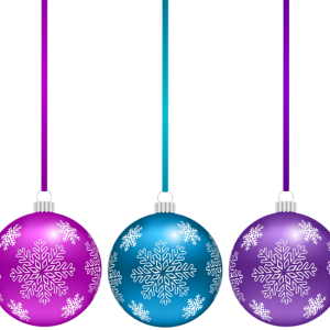 Christmas balls baubles