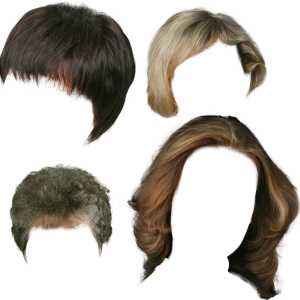 Hair wig PNG