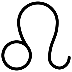 Leo zodiac PNG