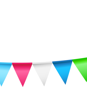 Party flags PNG