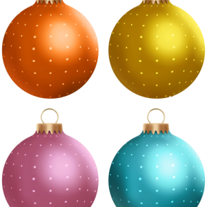 Christmas balls baubles