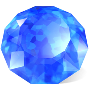 Sapphire gem PNG