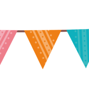 Party flags PNG