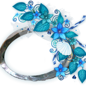 Floral frame PNG