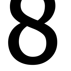 number 8 PNG