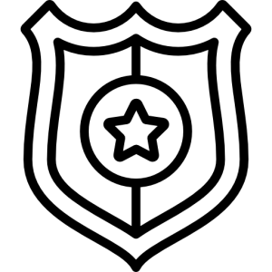 Police badge PNG