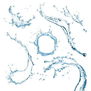 Water drops PNG image