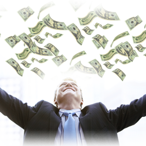 Falling money PNG