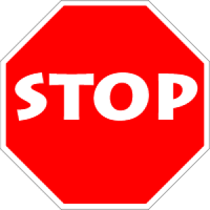 Sign stop PNG