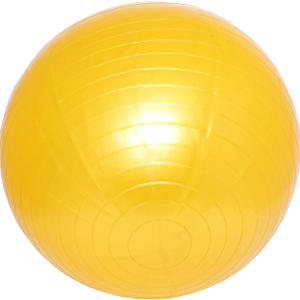 Exercise ball yellow PNG