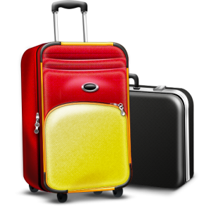 Baggage, trolley bag PNG
