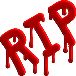 R.I.P PNG red
