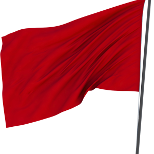 Red flag PNG