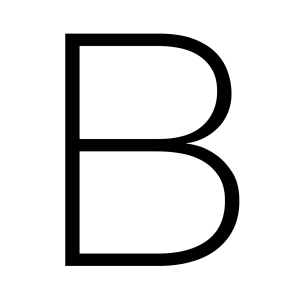 Letter B PNG