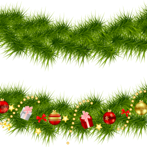 Christmas garland PNG