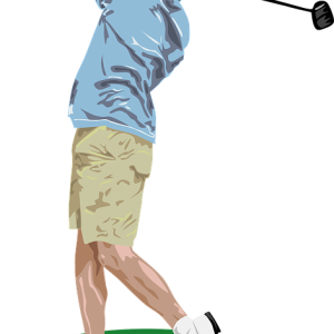 Golf player PNG