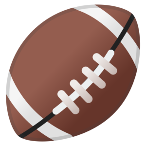 American football ball PNG