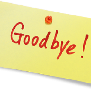 Goodbye PNG transparent