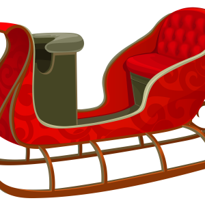 Santa sleigh PNG