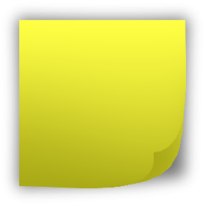 Sticky note PNG