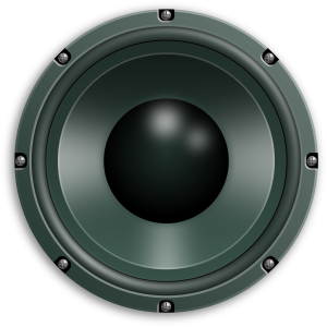 Audio speaker PNG