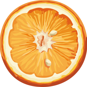 Orange PNG image, free download