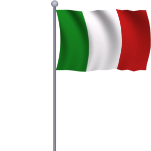 Italia flag PNG