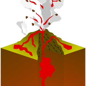 Volcano PNG