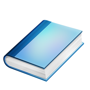 Blue book PNG image, free image