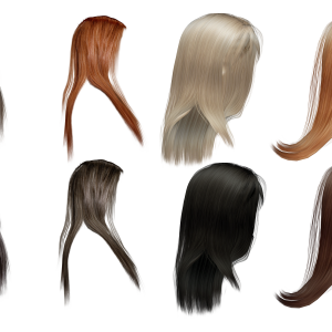Hair wig PNG