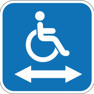 Disabled handicap symbol PNG