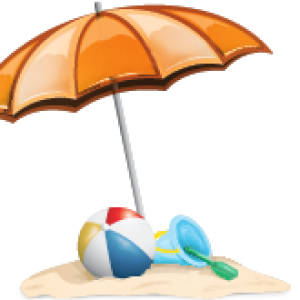 Beach umbrella PNG