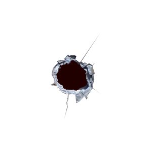 bullet shot hole PNG image
