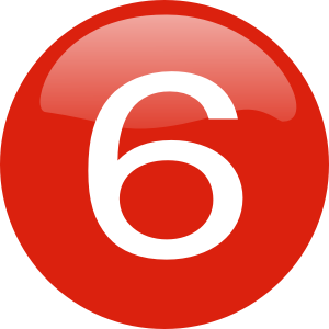 Number 6 PNG