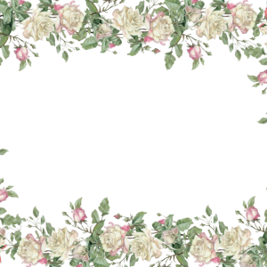 Floral frame PNG