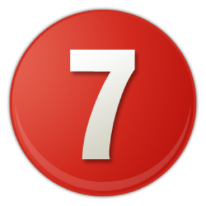 number 7 PNG