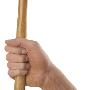 Hammer in hand PNG image