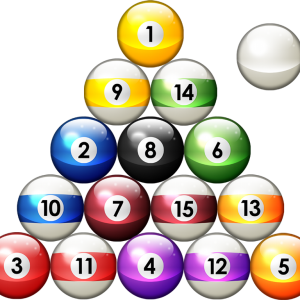 Billiard balls PNG