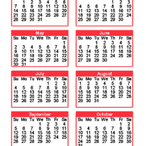 Calendar 2021 year PNG