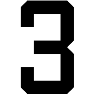 Number 3 PNG
