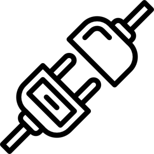 Power electric plug PNG