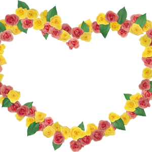 Floral frame PNG