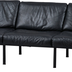 Black sofa PNG image