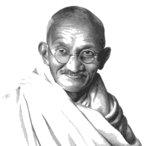 Mahatma Gandhi PNG