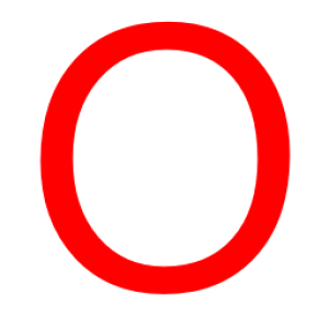 Letter O PNG