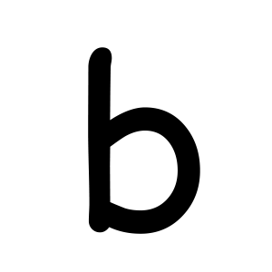 Letter B PNG