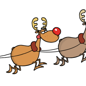 Santa sleigh PNG
