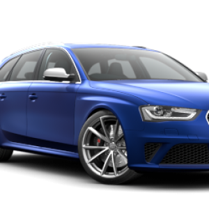 Blue AUDI PNG car image