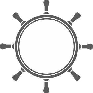 Ship's wheel, rudder PNG