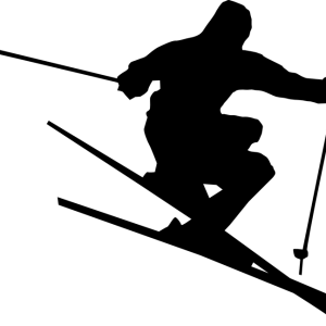 Skiing PNG
